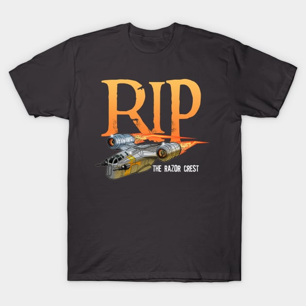 Razor Crest RIP T-Shirt by Rackham